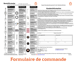 Formulaire de commande